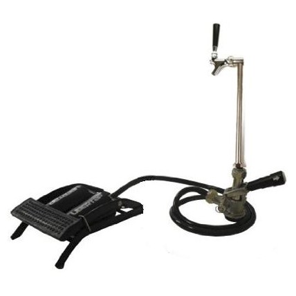 Upright complete assembly with Foot pump- S Coupler