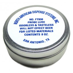 Probe lubricant, tasteless and odorless,8 oz. tin