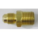 Inlet fitting for secondary reg, SAE male 1/4FL X 1/4MPT