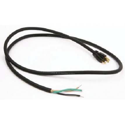 6' 14/3 black 5-15P SJTW 105C cord set