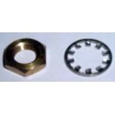 Faucet hex jam nut and lock washer