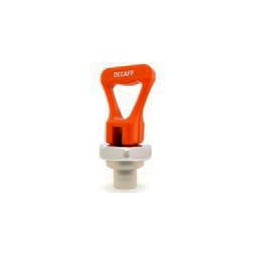 Faucet upper assembly - orange handle, "DECAFF"