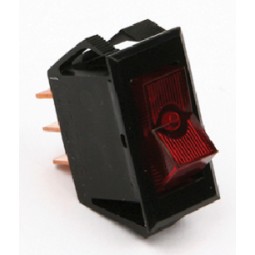 Switch on/off 120V, red