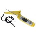 Yellow digital waterproof thermometer