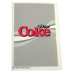 FS valve label, Diet Coke 2x4