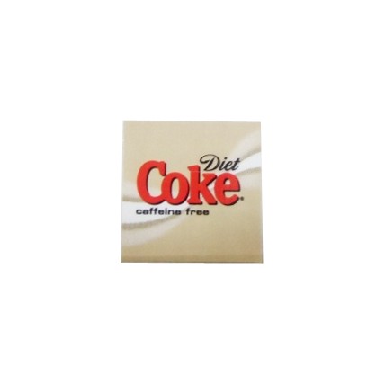 FS valve label, Caffeine Free Diet Coke 2x2