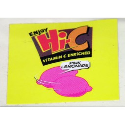 FS valve label, Hi-C Pink Lemonade 2x2