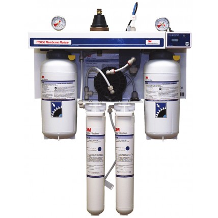 3M/Cuno TFS450RO reverse osmosis system, 300 gpd without blending/600 gpd with blending, .0005 microns