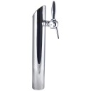 Apollo tower chrome 1 faucet glycol cooled (faucet and handle sold separately)