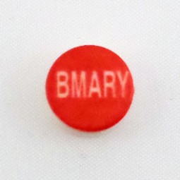 Button cap BMARY white lettering red cap