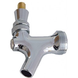 Chrome plated American beer faucet with stainless steel lever
