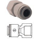 Female connector tube 1/2 OD x 5/8 BSPP cone end