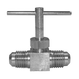 Brass 1/4 MFL X 1/4 MFL needle valve
