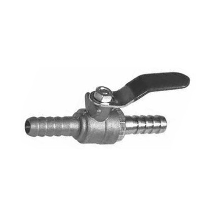 1/4 barb x barb mini ball valve