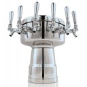 Mushroom large tower polished SS finish 4 faucets (faucets and handles sold separately)