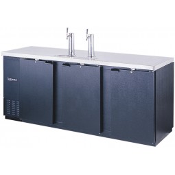 4 Keg dispenser with black exterior and SS top