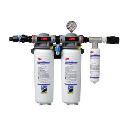 3M/Cuno DP260 high flow dual port system 70,000 gal, 6.68 GPM, 0.2 microns
