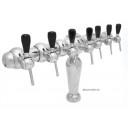 Monaco tower 6 faucet chrome air cooled (faucets and handles sold separately)