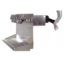 Wall mount dispenser 15"W stainless finish 2 faucets