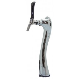Lucky chrome tower air cooled, 1 faucet, 304SS Euro Quix Tap, ETLS approved