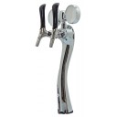 Lit medallion Lucky chrome tower glycol cooled 2 faucets (faucets and handles sold separately)