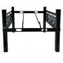 1 wide inclined shelf with glide track