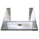Carbonator/water booster wall or rack mount shelf, stainless, 19.25W x 16D x 14"H