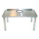 Carbonator/water booster floor stand, stainless