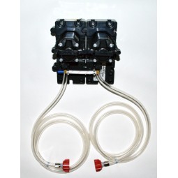 Flojet 2 pump system CC adapters 3/8" SS barb straight