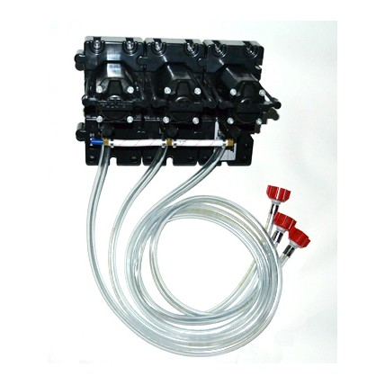 Flojet 3 pump system CC adapters 3/8" SS barb straight