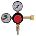 Primary beer regulator, 1P1P, high performance, CGA320 inlet, 5/16" barb shut‐off outlet w/check, 60 lb and 2000 lb gauges