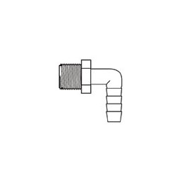 Inlet/Outlet fitting for 2125 1/4" MPT x 3/8" barb nylon elbow