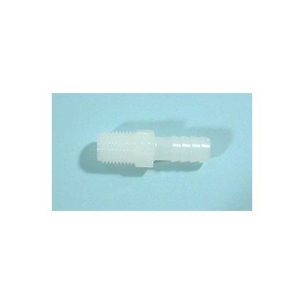 Inlet/Outlet fitting for 2125 1/4" MPT x 3/8" barb nylon straight