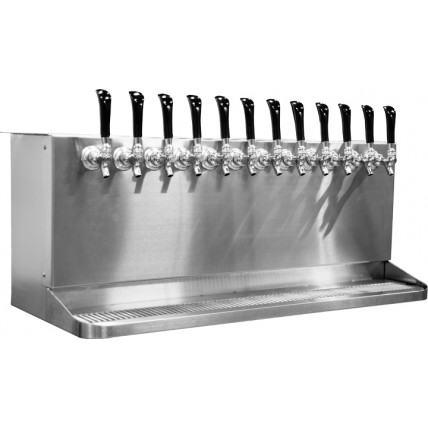 Underbar 20'' cabinet dispenser with drip tray 4 faucets air cooled