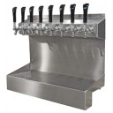 Kronos 18'' dispenser drip tray 6 faucets glycol cooled (faucets and handles sold separately)