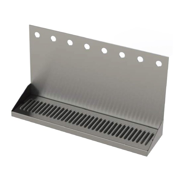 6 x 12 Stainless Steel Wall Mount Draft Beer Drip Tray 