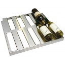 Wine rack shelf SS slots for 5 bottles for ND with 2" thick walls, 16" door opening