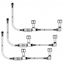 CO2 CGA-320 hose assembly, triple cylinder