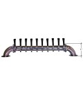 3" Low Bridge tower polished SS finish 6 faucets air cooled (faucets and handles sold separately)