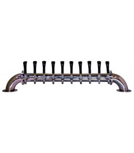 3" Low Bridge tower polished SS finish 8 faucets air cooled