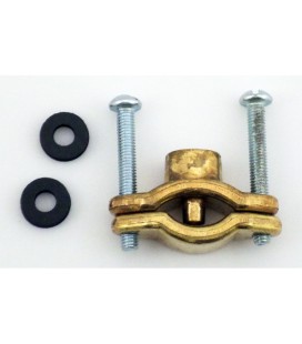 Saddle valve clamp light duty 1/8 FPT 3/8-3/4 OD tubing