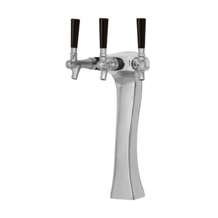 Panther tower 3 faucet chrome (faucets and handles sold separately)