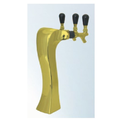Panther tower 3 faucet gold