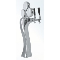 Panther tower 3 faucet chrome LED medallions (faucets and handles sold separately)