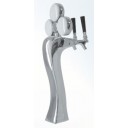 Panther tower 3 faucet chrome, LED medallions
