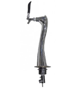 Lucky tower 1 faucet chrome air cooled for Kegerator