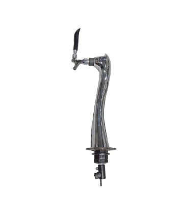 Lucky tower 1 faucet chrome air cooled for Kegerator