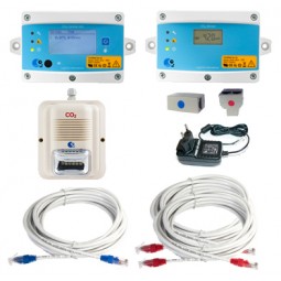 MK9 complete CO2 detection/alarm system - Must be CO2 certified to install LogiCO2 alarms