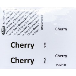 Line label sheet, Cherry