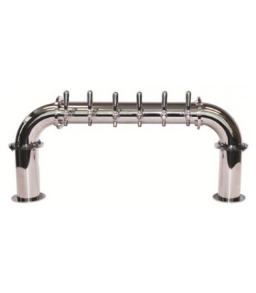 Lions Gate tower 6 faucet polished SS